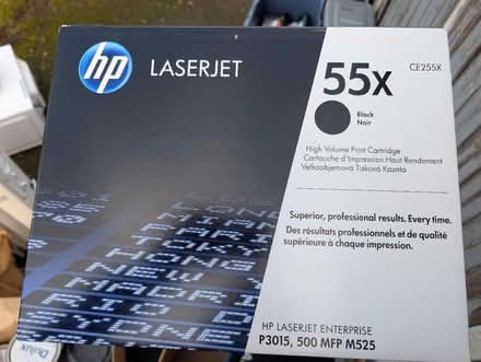 Photo of free LaserJet 55x black cartridge (Duddingston, EH8) #1