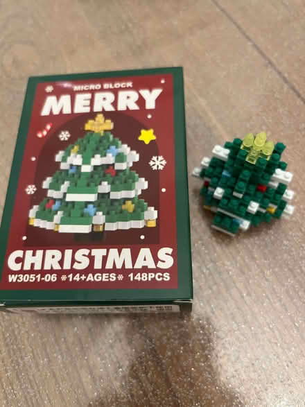 Photo of free Mini brick Christmas builds - elf + tree (Lower Morden SM4) #2
