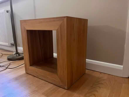 Photo of free Chunky oak side table (Oxford, OX4 7) #1