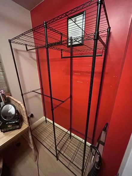 Photo of free Black Metal Wardrobe Flexible Space (S35 Chapeltown) #1