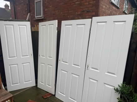 Photo of free 4 x used doors (B437AS) #1