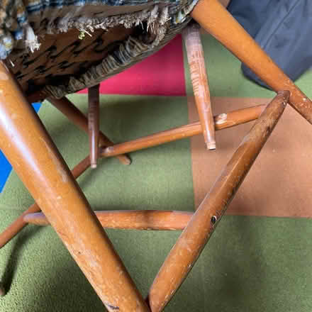 Photo of free MCM Occasional Seat needing TLC (North Berkeley) #2