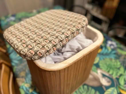 Photo of free Laundry basket stool (TW12 (Hampton)) #3