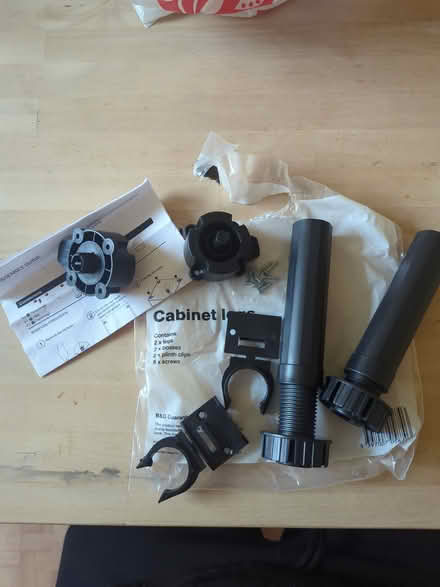 Photo of free 2 cabinet legs (Bare, LA4) #1