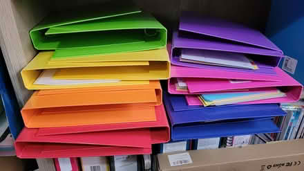 Photo of free A5 ring binders - 14 in total (Bar Hill, CB23 8) #1