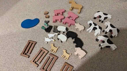 Photo of free Wooden farm animal set (Queens Park MK40) #4