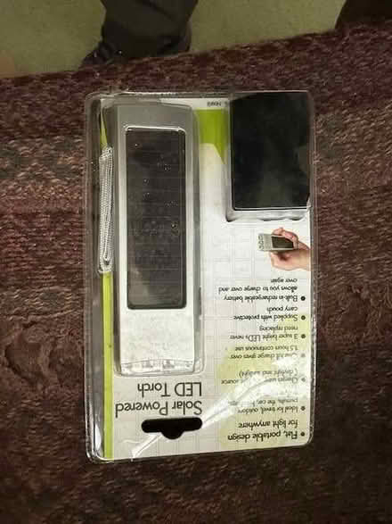Photo of free Solar powered LED Torch (Mimbridge GU24) #1
