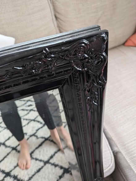 Photo of free Large black framed mirror (St Albans AL1) #2