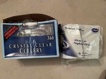 Photo of free Plastic cutlery and paper napkins (Sunningdale) #1