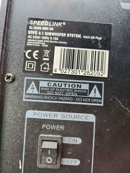 Photo of free Speedlink speakers and amplifier (Radbrook Green SY3) #2