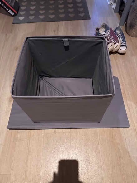 Photo of free 3 grey ikea boxes (CR7) #1