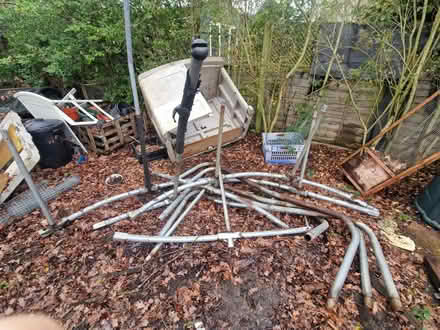 Photo of free Jump king trampoline frame - scrap? (Cobham KT11) #2