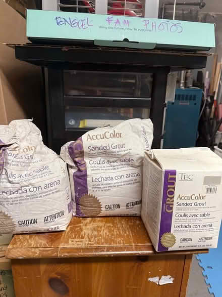 Photo of free Sanded grout (Brookline Village) #1