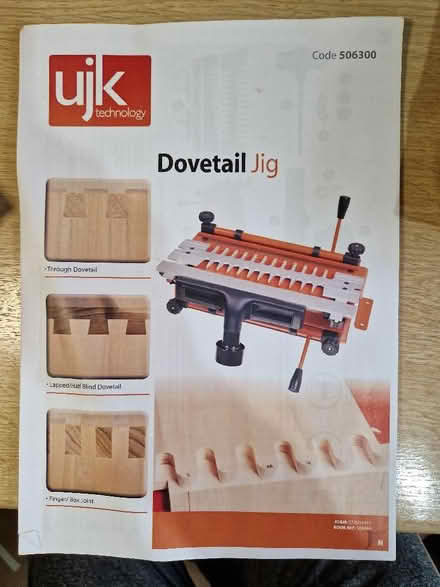 Photo of free UKJ router dovetail jig (Barming ME16) #1