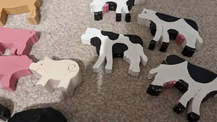 Photo of free Wooden farm animal set (Queens Park MK40) #2