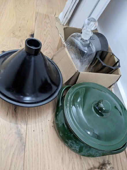 Photo of free Various cooking pots, decanter etc (Lewes) #1
