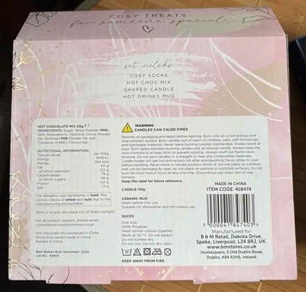 Photo of free Gift box (Congleton CW12) #2