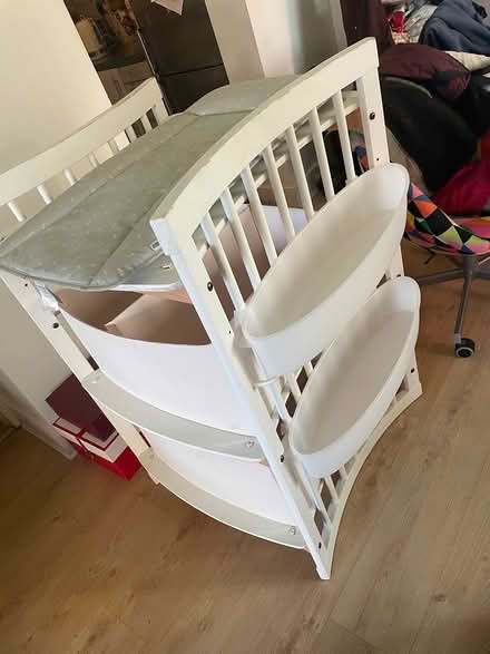 Photo of free Nappy changer 74 x 67 x 106 (Cherrywood) #1