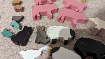 Photo of free Wooden farm animal set (Queens Park MK40) #3