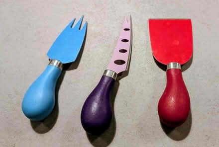 Photo of free Colourful cheese knives (St Albans AL1) #1