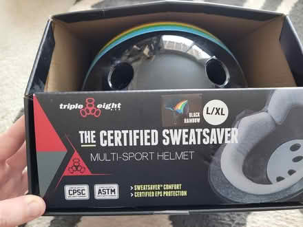 Photo of free L/XL Triple Eight Sport Helmet (near lowell general maincampus) #2