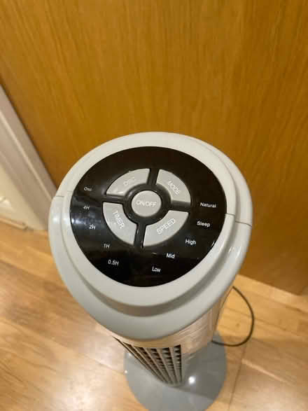 Photo of free Grey tower fan, 80cm (Sydenham se26) #2