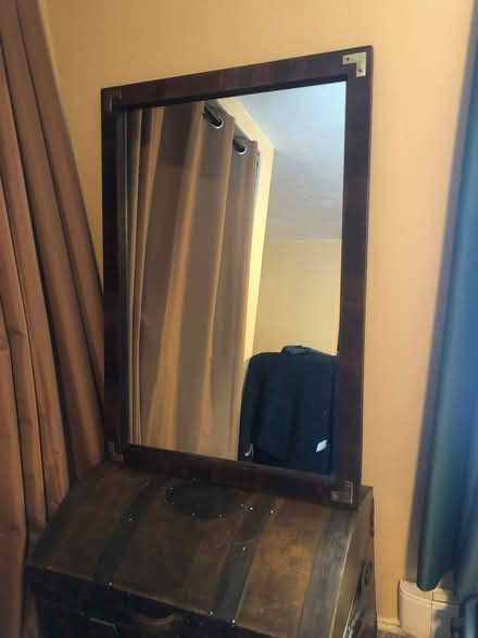 Photo of free Mirror with wood frame (Southbridge) #1