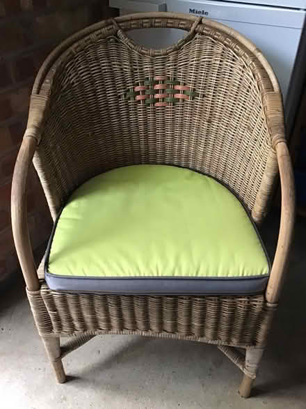 Photo of free Dryad wicker chair (Wigston LE18) #1