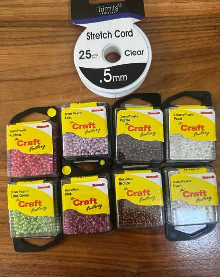 Photo of free Craft Beads Bundle + Stretch Cord (G61) #1