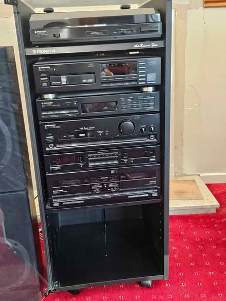 Photo of free Pioneer Hi-Fi System and Cabinet (Ibstock LE67) #1