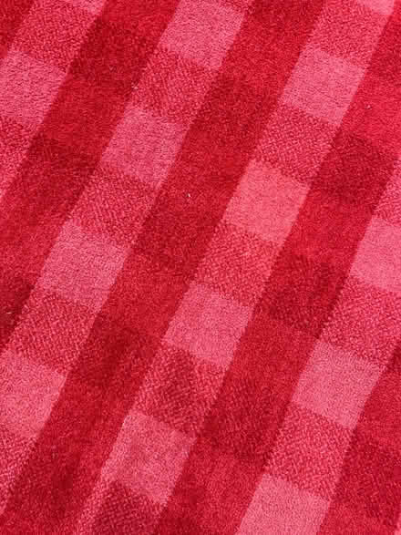 Photo of free Red checkered rug (Guildford GU2) #3