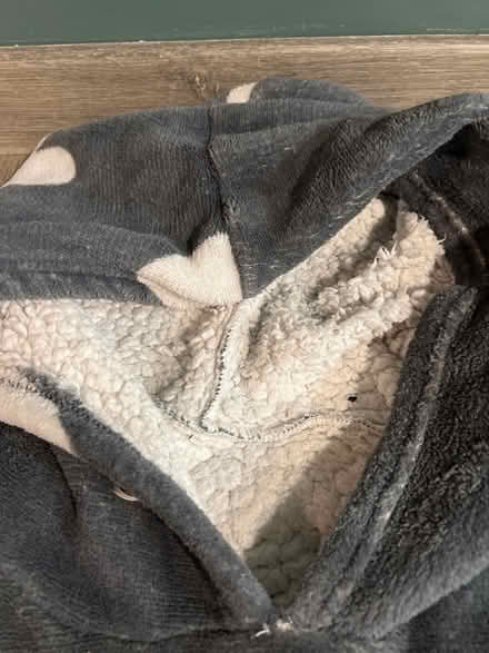 Photo of free Grey Oversized Blanket Hoodie with Heart Design (Southsea PO4) #2