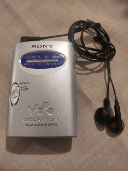 Photo of free Retro mobile radio with headphones (Leeds LS8) #1