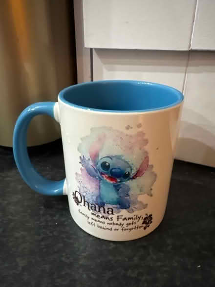 Photo of free Stitch mug ohana (DA8) #2