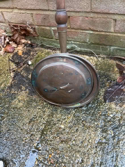 Photo of free Antique brass bedwarmer (AL3 near Waitrose) #4