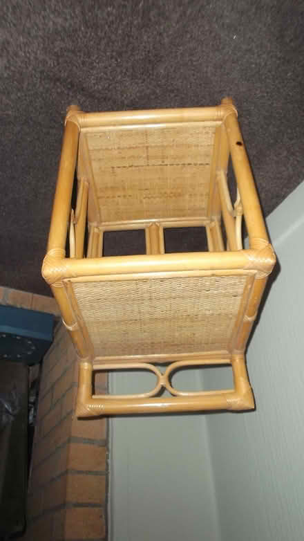 Photo of free bamboo table / magazine / device shelf (AB10) #2
