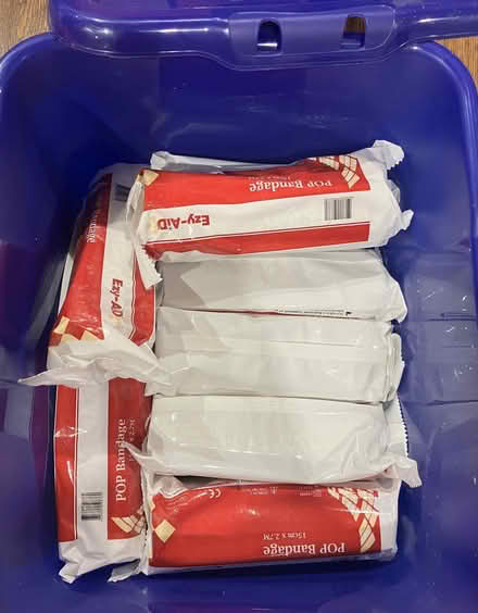 Photo of free Plaster of Paris bandages - about 30 packets (Howtown, Ullswater CA10) #2