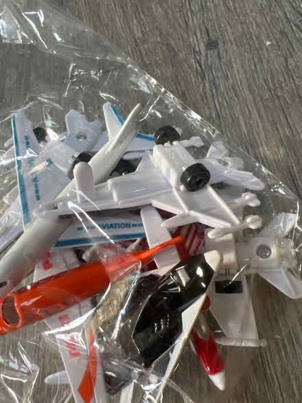 Photo of free Set of small plastic Aeroplanes in a plastic bag. (Southsea PO4) #2
