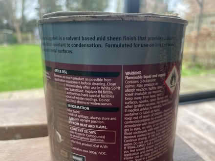 Photo of free Eggshell Interior Paint, Schoolhouse White (CT10) #2