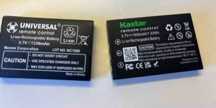 Photo of free 2 Li-ion rechargeable batteries (Upper West side on 83rd) #1