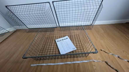 Photo of free 3 large wire baskets (Dronfield S18) #1