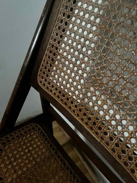 Photo of free Folding Wooden Chair w/ Cane Panels (SE8) #2