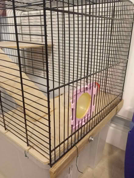 Photo of free Used Clean Pet Cage And New Bottle (Buttershaw BD6) #2