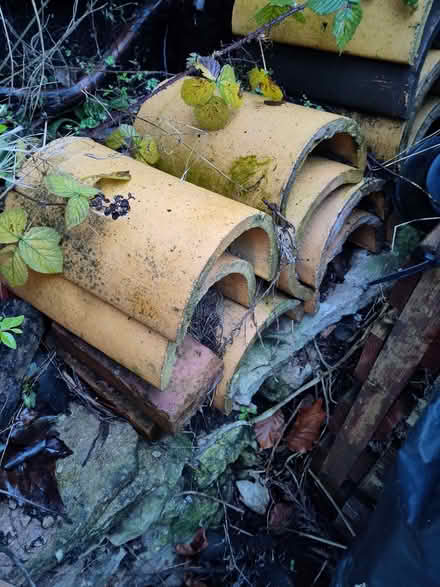 Photo of free Old roof ridge tiles (Pant SY10) #2