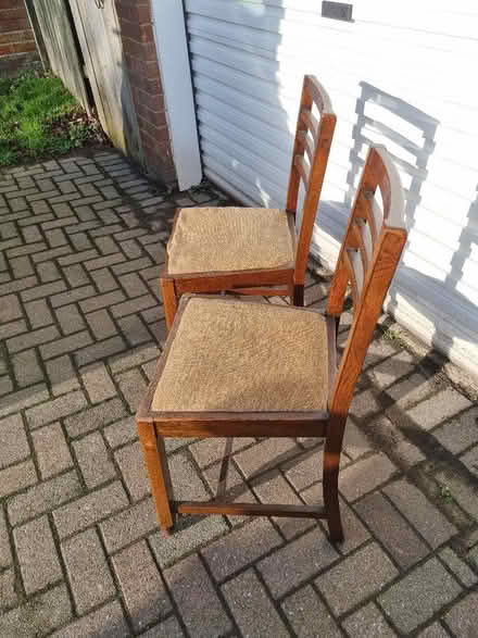 Photo of free 2 Wooden Chairs (Sunniside NE16) #3