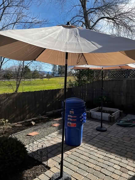 Photo of free Umbrella and stand (Mill Pond Neighborhood) #1