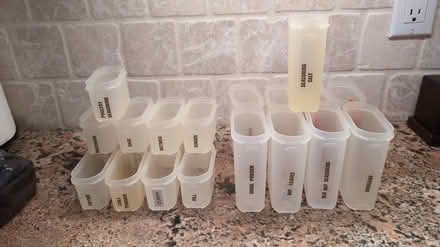 Photo of free Tupperware Spice Containers (Trafalgar/River Oaks, Oakville) #1