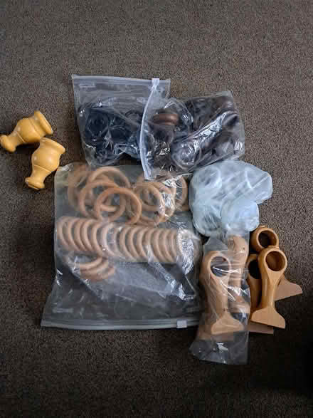 Photo of free Curtain rings & bits (Letchworth the Grange) #1