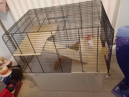 Photo of free Used Clean Pet Cage And New Bottle (Buttershaw BD6) #1