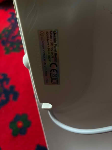 Photo of free Wall mountable electric radiator (Blackrock) #2